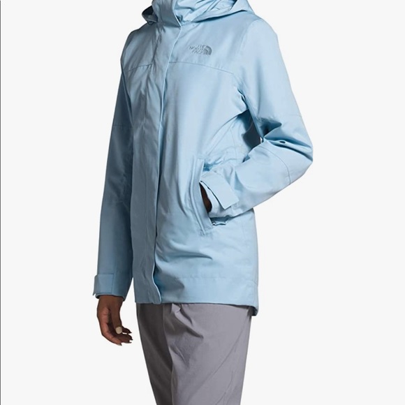 Northface west oak city trench jacket in blue - Picture 4 of 15